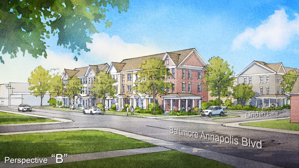 409 Baltimore-Annapolis Boulevard Redevelopment Perspective B